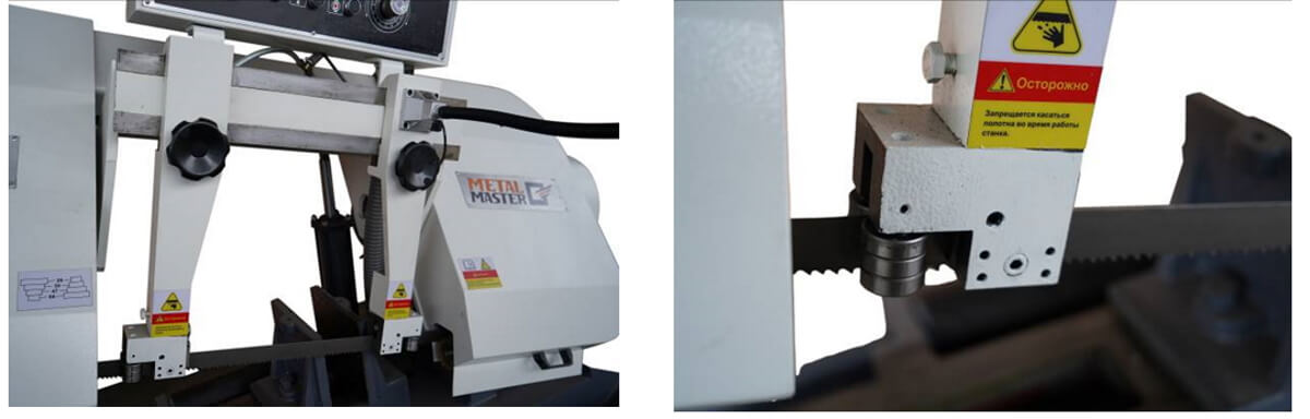 Маятниковый полуавтоматический ленточнопильный станок Metal Master BSM-350 SAF