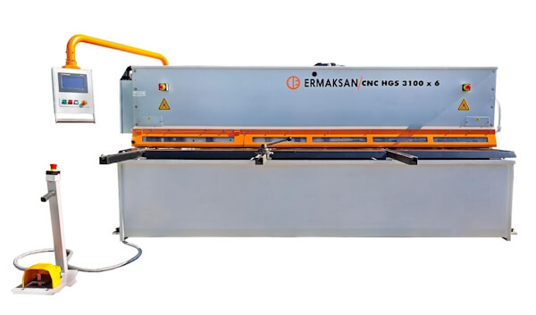 Гидравлическая гильотина Ermaksan CNC HGS 3100х6