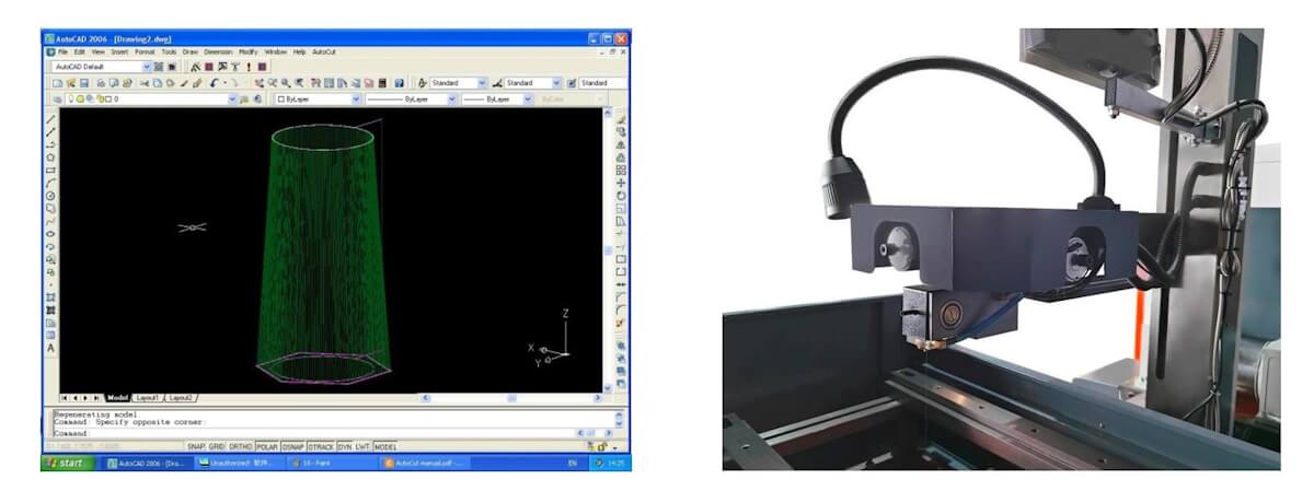 Электроэрозионный проволочно-вырезнойстанок с ЧПУ струйного типа Metal Master DK7745 ME DRO Многопроходный