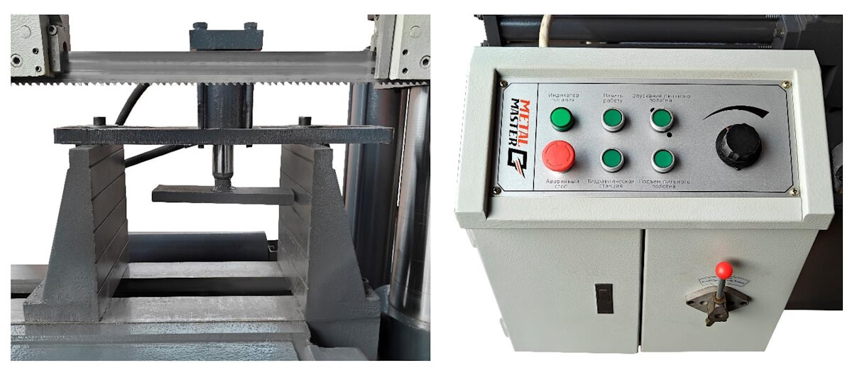 Ленточнопильный двухколонный станок Metal Master
          MGH-500E