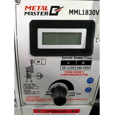 Настольный Токарно-Винторезный станок Metal Master MML 1830V