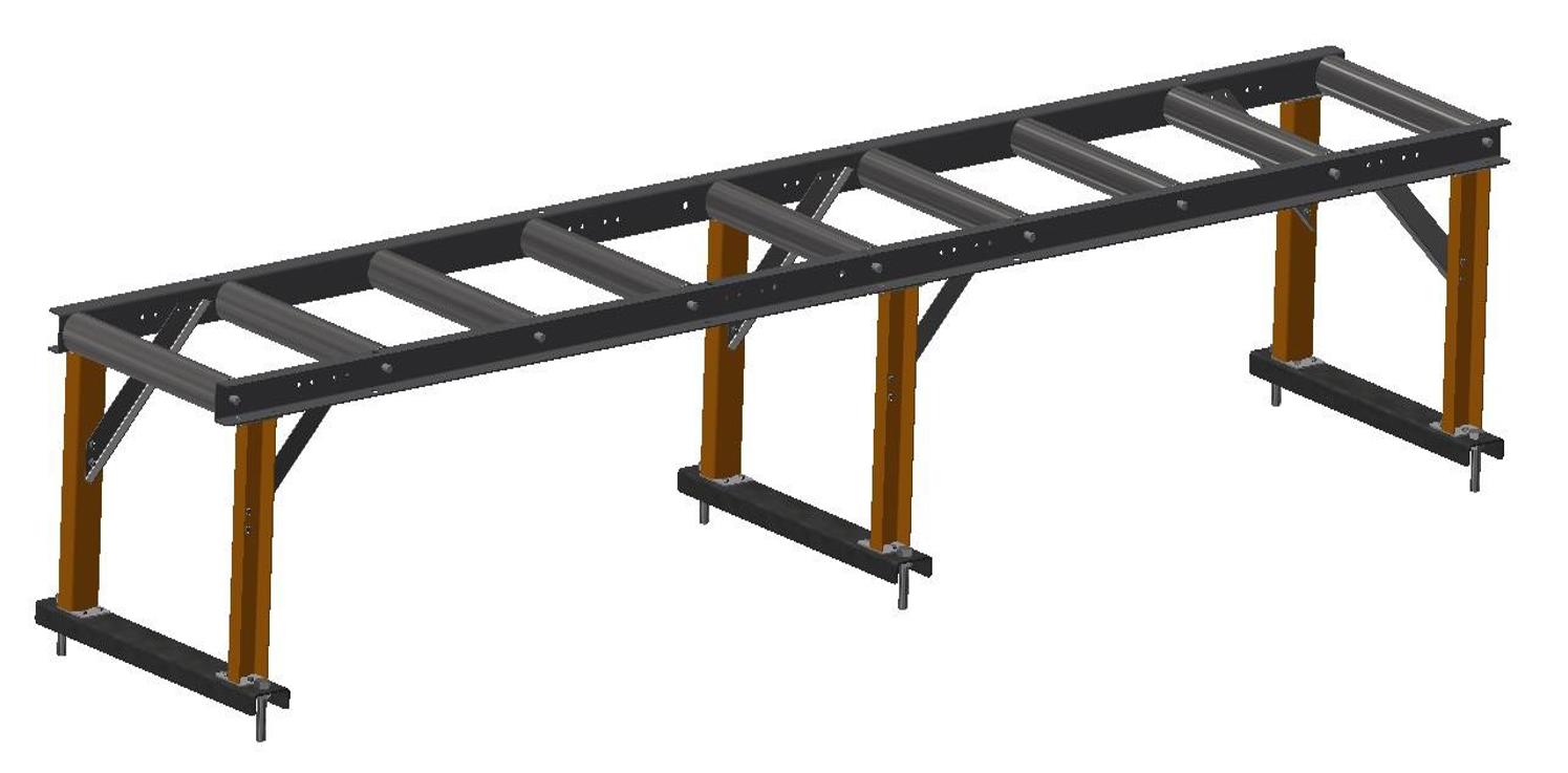 Рольганг модульной конструкции Metal Master МСП 380/2м h630‒700