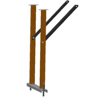 Рольганг модульной конструкции Metal Master МСП 380/2м h630‒700