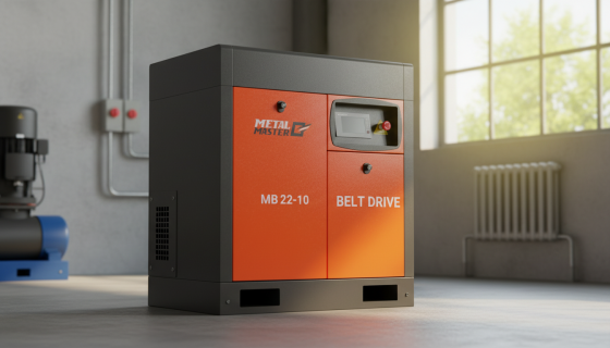  Винтовой компрессор с ременным приводом MetalMaster MB 22-10