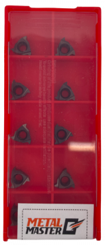 Сменные твердосплавные пластины,  Набор сменных пластин по нержавеющей стали для токарных резцов TiAlN 11ER A60 (10 шт.) Сменные твердосплавные пластины,  Набор сменных пластин по нержавеющей стали для токарных резцов TiAlN 11ER A60 (10 шт.)