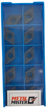 Сменные твердосплавные пластины,  Наборы сменных пластин по нержавеющей стали для токарных резцов DCMT11T304 М TIALN (10шт.) Сменные твердосплавные пластины,  Наборы сменных пластин по нержавеющей стали для токарных резцов DCMT11T304 М TIALN (10шт.)