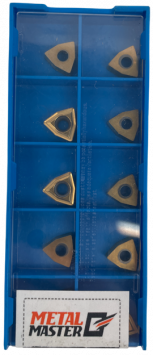 Сменные твердосплавные пластины,  Наборы сменных пластин по стали для токарных резцов WCMT050308 P TIN (10шт.) Сменные твердосплавные пластины,  Наборы сменных пластин по стали для токарных резцов WCMT050308 P TIN (10шт.)