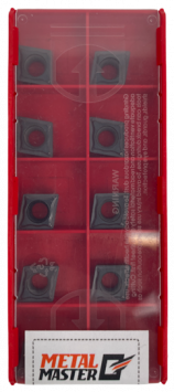 Сменные твердосплавные пластины,  Наборы сменных пластин по нержавеющей стали для токарных резцов CCMT09T304 M TIALN (10ШТ.) Сменные твердосплавные пластины,  Наборы сменных пластин по нержавеющей стали для токарных резцов CCMT09T304 M TIALN (10ШТ.)