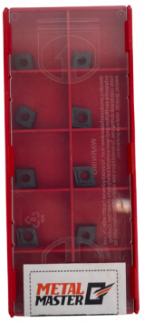 Сменные твердосплавные пластины,  Наборы сменных пластин по нержавеющей стали для токарных резцов CCMT060204 P TIAlN (10 шт.) Сменные твердосплавные пластины,  Наборы сменных пластин по нержавеющей стали для токарных резцов CCMT060204 P TIAlN (10 шт.)