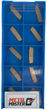 Сменные твердосплавные пластины,  Наборы сменных пластин по стали для токарных резцов MGMN300 P TIN (10шт.) Сменные твердосплавные пластины,  Наборы сменных пластин по стали для токарных резцов MGMN300 P TIN (10шт.)