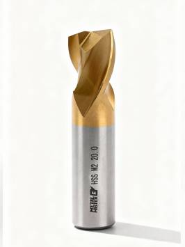 Фрезы концевые HSS,  Набор фрез концевых HSS TiN (20 шт.)