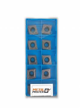 Сменные твердосплавные пластины,  Наборы сменных пластин по нержавеющей стали для токарных резцов CCMT120408 M TIAlN (10шт.)