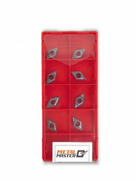 Сменные твердосплавные пластины,  Наборы сменных пластин по нержавеющей стали для токарных резцов DCMT070204 М TIAlN (10шт.)