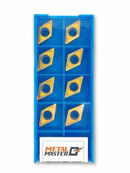 Сменные твердосплавные пластины,  Наборы сменных пластин по стали для токарных резцов DCMT11T304 P TIN (10шт.)