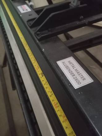 Листогиб AluBender 2600 (нож в комплекте, без стойки)