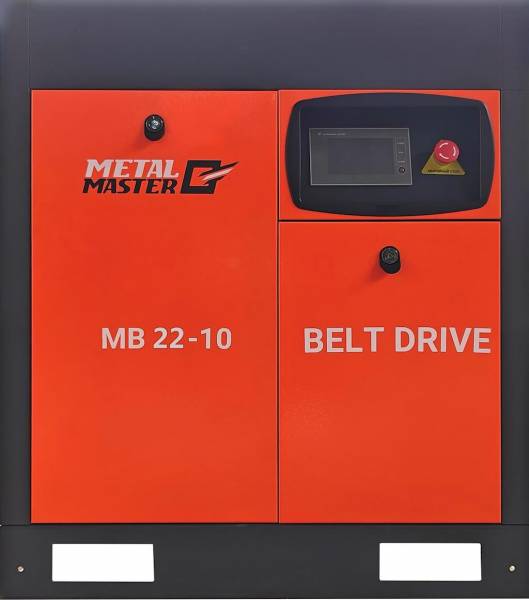 Винтовые,  Винтовой компрессор с ременным приводом MetalMaster MB 22-10