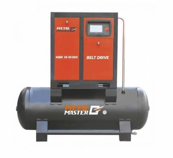  Компрессорная станция 2 в 1 с ременным приводом MetalMaster MBR 15-10-500